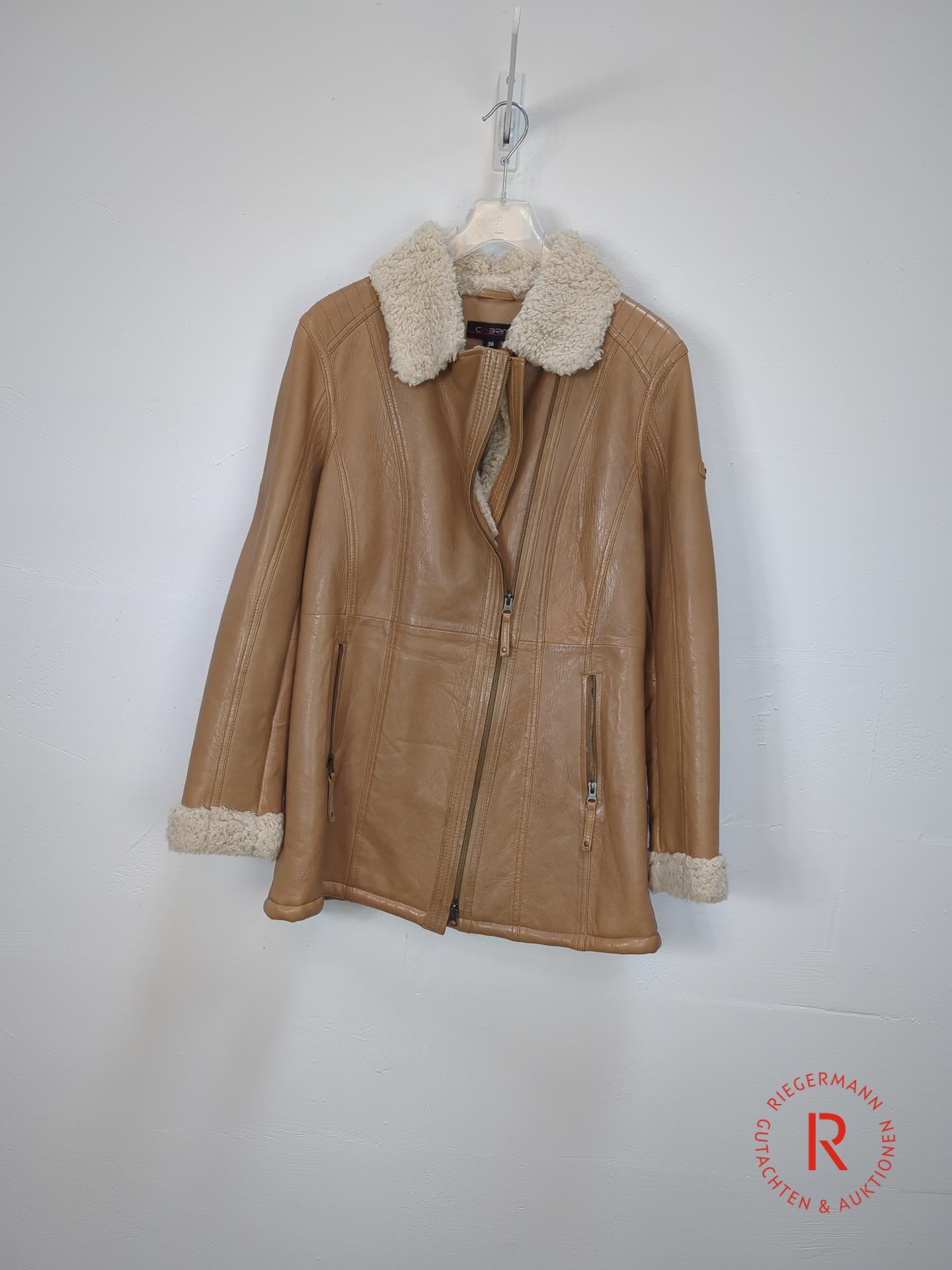 DAMEN LEDERMANTEL GRÖSSE 36